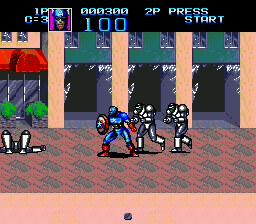 Скриншот игры Captain America and the Avengers